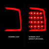 ANZO 2009-2018 Dodge Ram 1500 LED Taillight Plank Style Black w/Smoke Lens - 311319