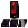 ANZO 2007-2014 Chevy Tahoe LED Taillight Plank Style Black w/Smoke Lens - 311322