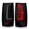ANZO 2007-2014 Chevy Tahoe LED Taillight Plank Style Black w/Smoke Lens - 311322