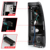 ANZO 1999-2002 Chevy Silverado 1500 LED Taillights Plank Style Black w/Smoke Lens - 311331