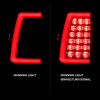 ANZO 2003-2006 Chevy Silverado 1500 LED Taillights Plank Style Chrome With Red/Clear Lens - 311335
