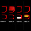 ANZO 2007-2013 Toyota Tundra LED Taillights Plank Style Black w/Smoke Lens - 311337
