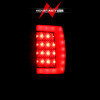 ANZO 1994-2001 Dodge Ram 1500 LED Taillights Plank Style Black w/Clear Lens - 311339