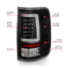ANZO 2004-2006 Ford F-150 LED Tail Lights w/ Light Bar Black Housing Clear Lens - 311342