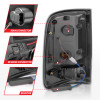 ANZO 2004-2006 Ford F-150 LED Tail Lights w/ Light Bar Black Housing Smoke Lens - 311343