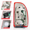 ANZO 1997-2004 Dodge Dakota LED Taillights Chrome Housing Red Lens Pair - 311349