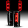 ANZO 1987-1996 Ford F-150 LED Taillights Black Housing Smoke Lens (Pair) - 311351