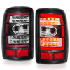 ANZO 2000-2006 Chevrolet Tahoe LED Tail Lights w/ Clear Lens Black Housing - 311362