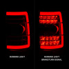 ANZO 2000-2006 Chevrolet Tahoe LED Tail Lights w/ Clear Lens Black Housing - 311362