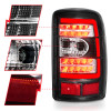ANZO 2000-2006 Chevrolet Tahoe LED Tail Lights w/ Clear Lens Black Housing - 311362
