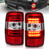 ANZO 2000-2006 Chevrolet Tahoe LED Tail Lights w/ Red Lens Chrome Housing - 311364