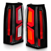 ANZO 2015-2020 Chevrolet Tahoe LED Tail Lights w/ Light Bar Black Housing Clear Lens - 311374