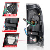 ANZO 1997-2003 Ford F-150 LED Tail Lights w/ Light Bar Black Housing Smoke Lens - 311378