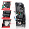 ANZO 1997-2003 Ford F-150 LED Tail Lights w/ Light Bar Black Housing Smoke Lens - 311378