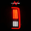 ANZO 2007-2013 Chevrolet Silverado1500/ 2500/ 3500 LED Tail Lights w/ Light Bar Black Housing Smoke - 311381