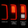 ANZO 2007-2013 Chevrolet Silverado1500/ 2500/ 3500 LED Tail Lights w/ Light Bar Black Housing Smoke - 311381