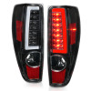 ANZO 2004-2012 Chevrolet Colorado/ GMC Canyon LED Tail Lights w/ Light Bar Black Housing - 311382
