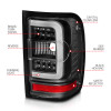 ANZO 2001-2011 Ford  Ranger LED Tail Lights w/ Light Bar Black Housing Clear Lens - 311390