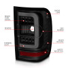 ANZO 01-11 Ford Ranger LED Taillights - Black Housing w/ Smoke Lens & Light Bar - 311391