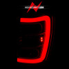 ANZO 1999-2004 Jeep Grand Cherokee LED Tail Lights w/ Light Bar Chrome Housing Red/Clear Lens - 311396