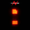 ANZO 2014-2018 GMC Sierra LED Tail Lights Black Housing Clear Lens - 311397