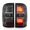 ANZO 2014-2018 GMC Sierra LED Tail Lights Black Housing Smoke Lens - 311398