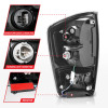 ANZO 16-21 Toyota Tacoma LED Tail Lights - w/ Light Bar Sequential Black Housing & Clear Lens - 311400