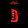 ANZO 16-21 Toyota Tacoma LED Tail Lights - w/ Light Bar Sequential Black Housing & Clear Lens - 311400