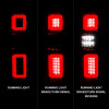 Anzo 19-21 Chevy Silverado Work Truck Full LED Tailights Chrome Housing Red Lens G2(w/C Light Bars) - 311419