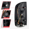 ANZO 15-21 Chevrolet Colorado Full LED Tail Lights w/ Red Lightbar Black Housing Smoke Lens - 311433