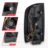 ANZO 15-21 GMC Canyon Full LED Tail Lights w/ Red Lightbar Black Housing Smoke Lens - 311435