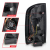 ANZO 15-21 GMC Canyon Full LED Tail Lights w/ Red Lightbar Black Housing Smoke Lens - 311435