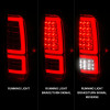 ANZO 2014-2021 Toyota Tundra LED Taillights Chrome Housing/Clear Lens - 311438