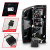 ANZO 15-19 Chevrolet Silverado 2500 HD/3500 HD LED Taillight w/ Sequential Black Housing/Smoke Lens - 311451