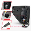 ANZO 21-23 Ford F-150 LED Taillights Seq. Signal w/BLIS Cover - Black Smoke - 311474