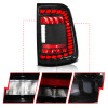 ANZO 19-24 RAM 1500 (Factory Halogen Models) Full LED Tail Lights SeqSig Black - Pair - 311480A