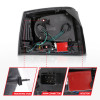 ANZO 2006-2008 Dodge Charger LED Taillights Black - 321014