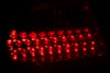 ANZO 1996-2002 Mercedes Benz E Class W210 LED Taillights Red/Clear - 321114