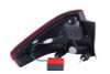 ANZO 2008-2011 Ford Focus LED Taillights Red/Clear - 321197