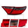 ANZO 2015-2016 Toyota Camry LED Taillights Smoke - 321336
