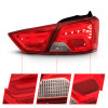 ANZO 14-18 Chevrolet Impala LED Taillights Red/Clear - 321346