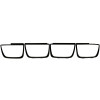 ANZO Taillight Bezels 2010-2013 Chevrolet Camaro Taillight Bezels - 4pc Flat Black - 351001