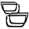 ANZO Taillight Bezels 2010-2013 Chevrolet Camaro Taillight Bezels - 4pc Flat Black - 351001
