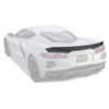 EOS Ducktail Rear Spoiler - Unpainted Black - C8 Corvette (SPOILER-380-ABS)