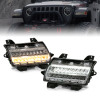 ANZO 18-19 Jeep Wrangler JL Halogen Chrome Clear w/ Sequential Signal - 511083