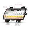 ANZO 18-19 Jeep Wrangler JL Halogen Chrome Clear w/ Sequential Signal - 511083