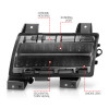 ANZO 2018-2021 Jeep Wrangler LED Side Markers Chrome Housing Smoke Lens w/ Seq. Signal Sport Bulb - 511085