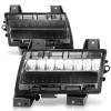 ANZO 2018-2021 Jeep Wrangler LED Side Markers Chrome Housing Smoke Lens w/ Seq. Signal Sport Bulb - 511085