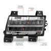 ANZO 2018-2021 Jeep Wrangler LED Side Markers Chrome Housing Clear Lens w/ Sequential Signal - 511086