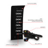 ANZO 22-24 Toyota Tundra (w/Factory LED Refl. & OE Bumper) Z-Series Full LED DRL Vent Lights - Pair - 511089X